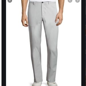 Theory Zaine Witten Slim Straight Pants Ivory 32